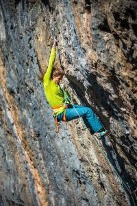 Vas-y Basil", 7b+ à Cantobre
