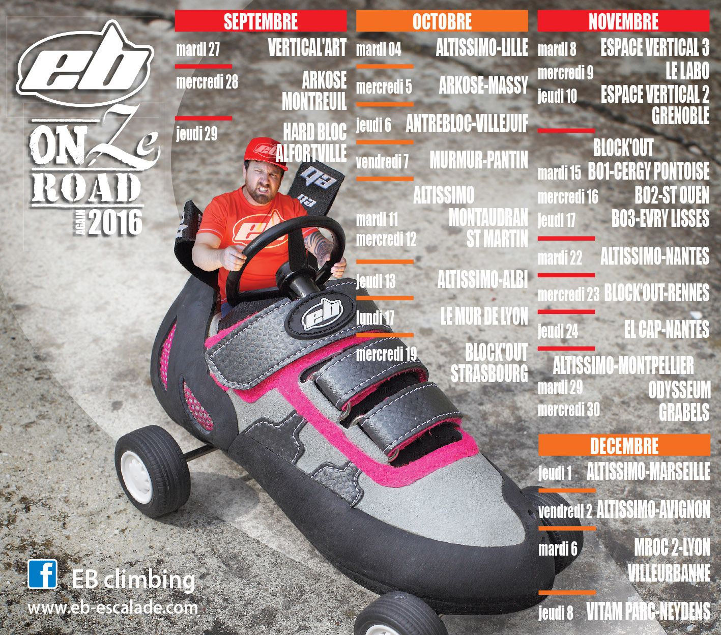 Dates Tournée 2016