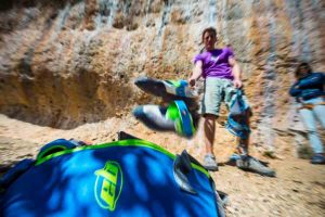 Fin de week-end pour Seb BOUIN et Camille DOUMAS à Cantobre (12), France.