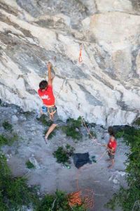 Olivier Fourbet, " le feu Occulte", 8b+, La Ramirole
