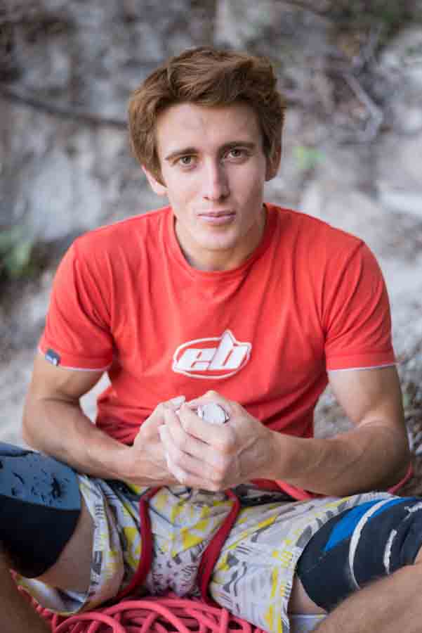 Seb Bouin dans les Gorges du Verdon,