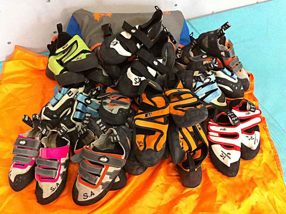 Chaussons d'escalade comme cadeaux