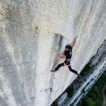 Zacharie De SMIDT dans "Magie Blanche", 8b+, Mouriès.