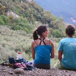 Repos aux pieds des falaises Arco