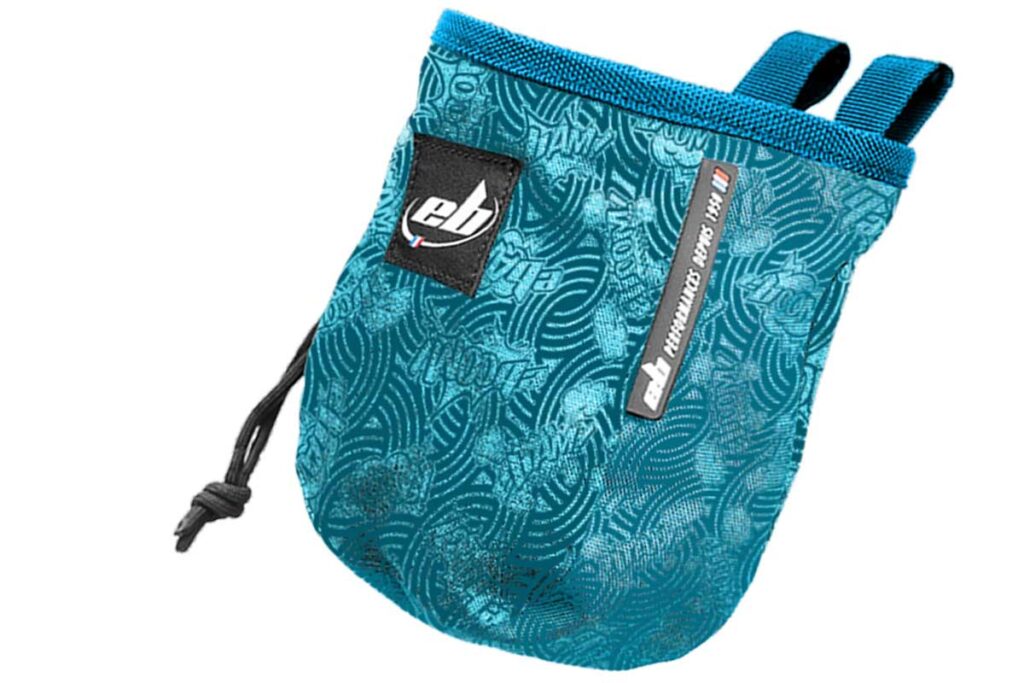 sac a magnesie bleu avec lacet