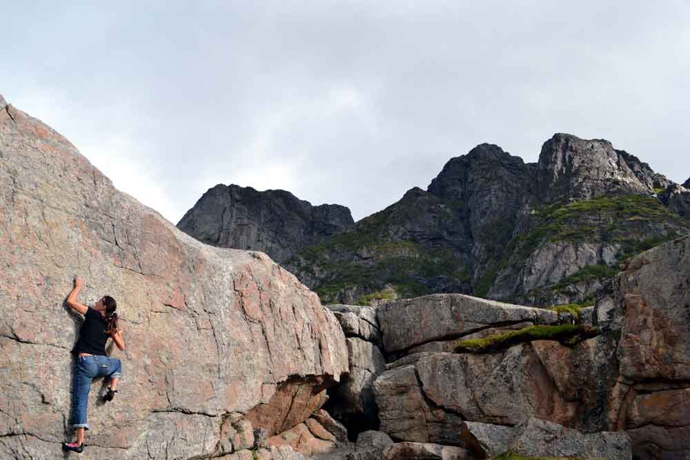 Presten-Boulders bloc vertical