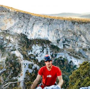 A l'arrivée, avec une vue grandiose sur la Ramirole