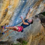 team eb sur les falaises de drome provencale