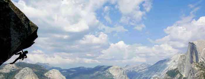 escalade dans le yosemite