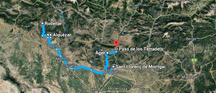 road trip escalade en espagne