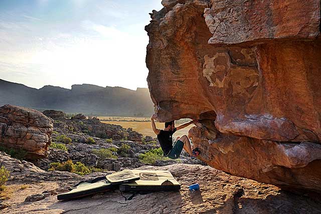 Blocs rocklands Afrique du Sud