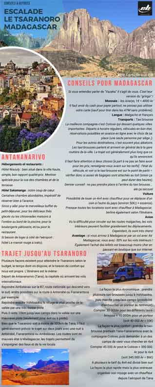 escalade sur le tsaranoro conseils et astuves