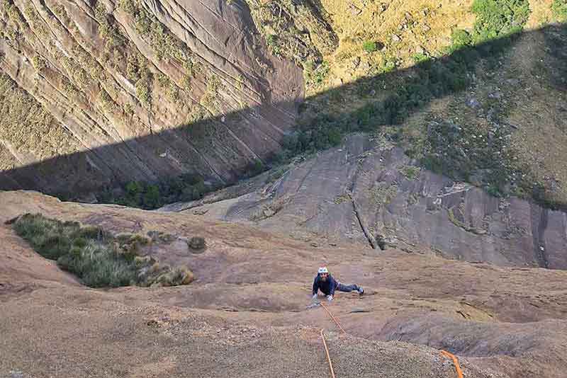 le chausson d'esclade pour les grandes voie, le confort d'abord