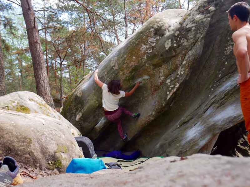 escalade a fontainebleau
