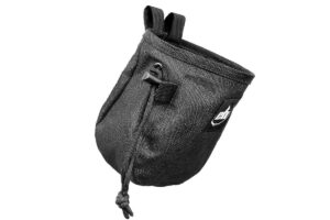 sac a magnésie noir avec lacet de serrage