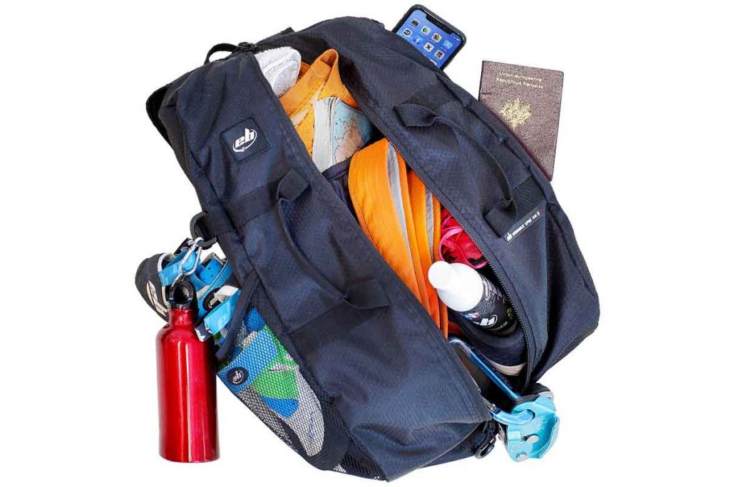 sac pour l'ecole et la grimpe