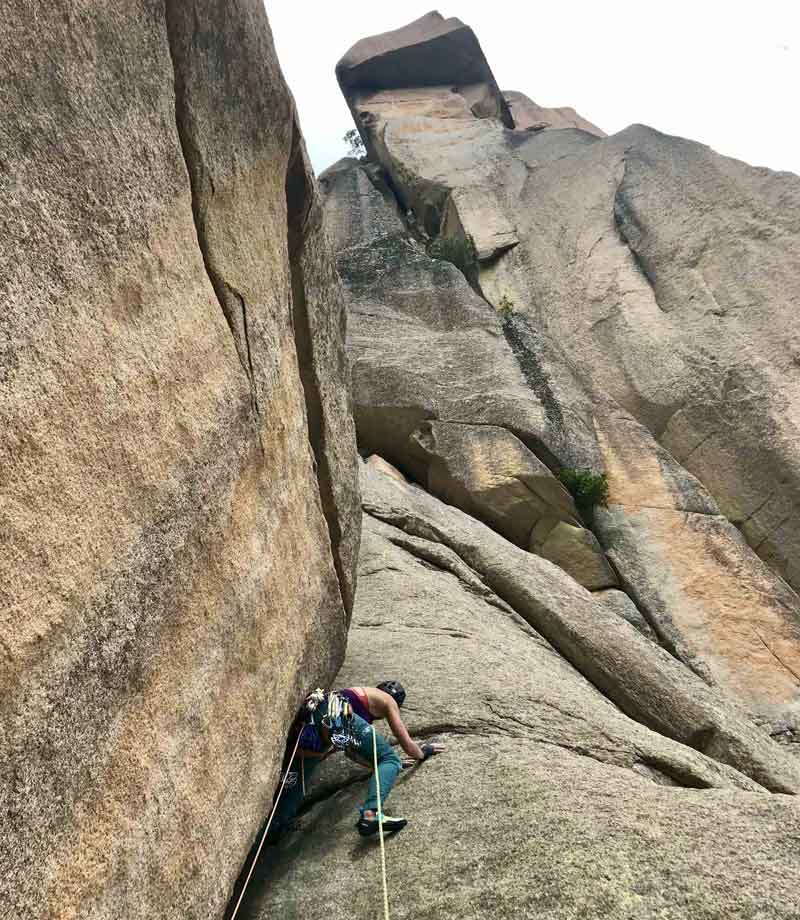 Chloe dans Nirvana à bavella Corse
