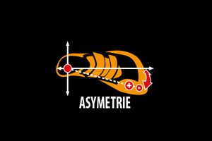asymetrie chausson escalade