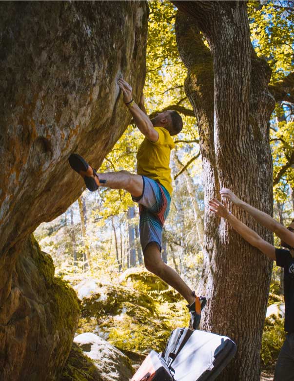 Le Chainon Manquant – 7c+, Rocher Canon, Fontainebleau