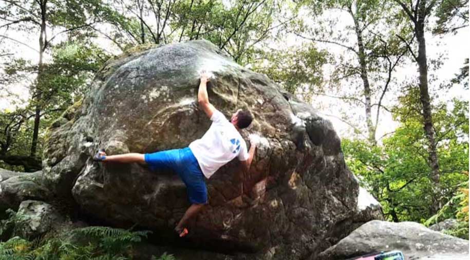 Circus Baobab – 8a, Rocher Canon, Fontainebleau.