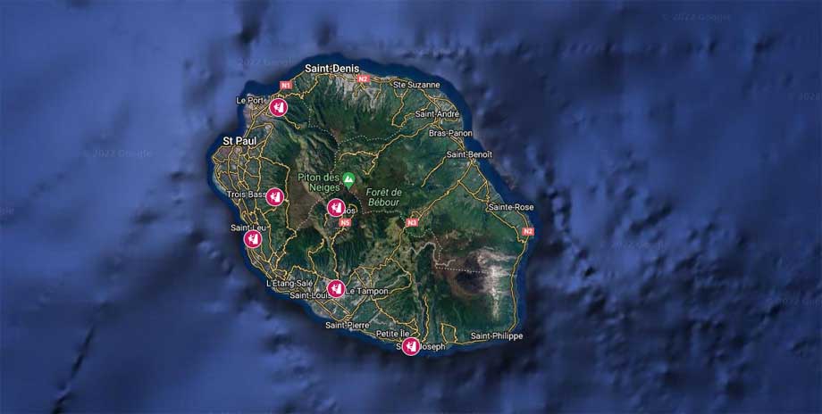 spots de grimpe à la reunion