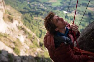 Seb Bouin a l'assurage