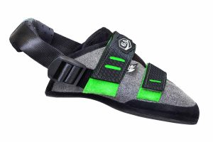 Chausson escalade vert coté droit