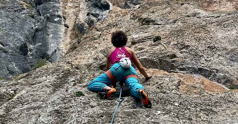 Mouzaki falaise nord Grece