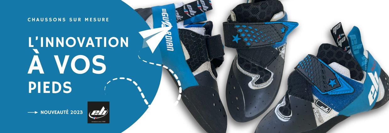 Chaussures D'escalade EB Electron Pour Femmes - Pointure 38 - Bleu Et Noir - Portées Une Seule Fois