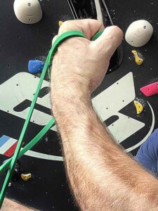 elastique d'echauffement suspension ou traction