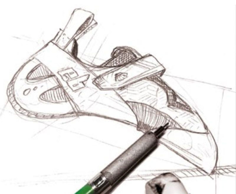 Conception et creation des chaussons d'escalade eb