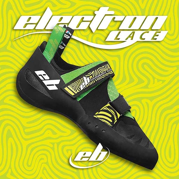Nouveau chausson d'escalade lacet