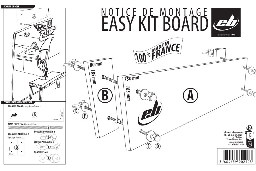 shema de montage du kit board eb